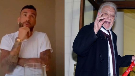 Otamendi tituló su interpretación como clases de whisky con el Coco Basile y generó miles de reproducciones en las redes sociales. / Gentileza.