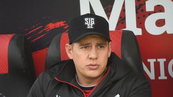 Luis García, técnico del Deportivo Maipú, se fue conforme por el nivel que mostró su equipo ante Temperley. Foto: José Gutiérrez / Los Andes