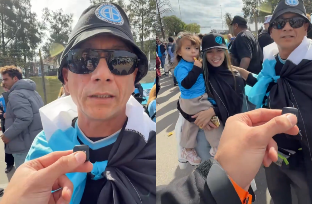 Viajó 45 horas para ver a Belgrano de Córdoba en la final y no se arrepiente: El club para mí es todo