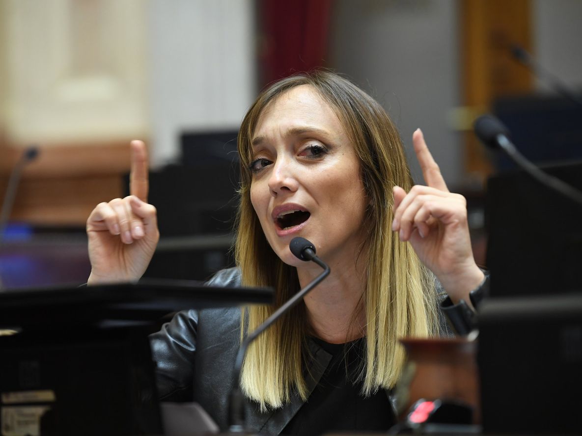 La senadora Anabel Fernández Sagasti