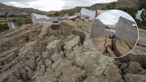 Impactante desplazamiento de tierra destruyó casas y obligó a evacuar a más de 90 familias en Comodoro Rivadavia.