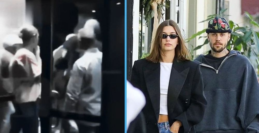 El tenso momento fue captado en video y rápidamente se viralizó, mostrando a Justin Bieber siendo agredido frente a su esposa, Hailey Bieber.