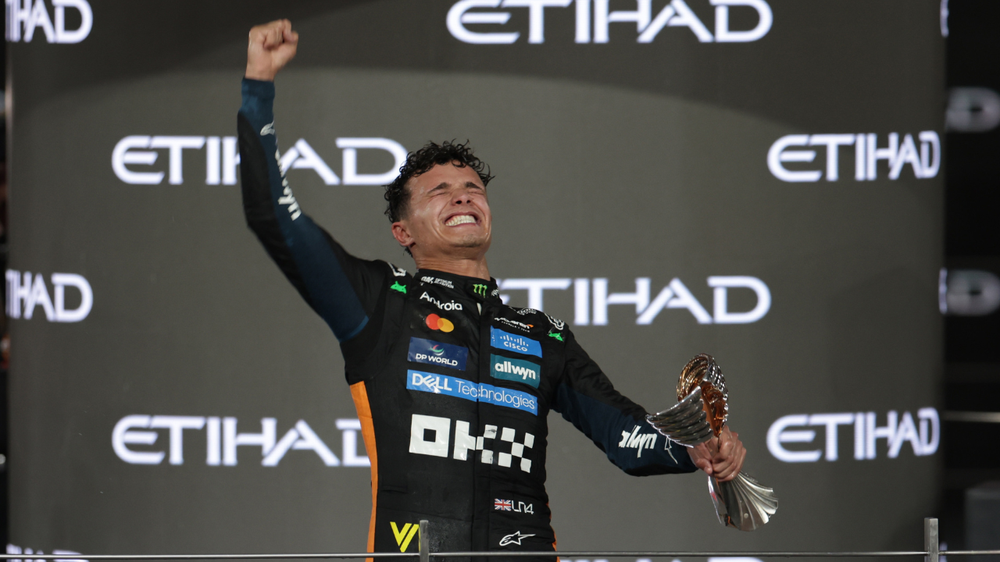 Lando Norris, campeón de la Fórmula 1. Lando Norris, campeón de la Fórmula 1.