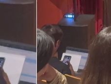 Polémica en el concurso de la Vendimia 2026: un supervisor fue grabado jugando con el celular durante la evaluación.