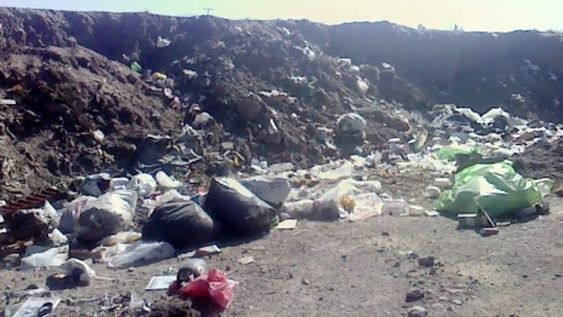 Basurales en la zona oeste de Godoy Cruz
