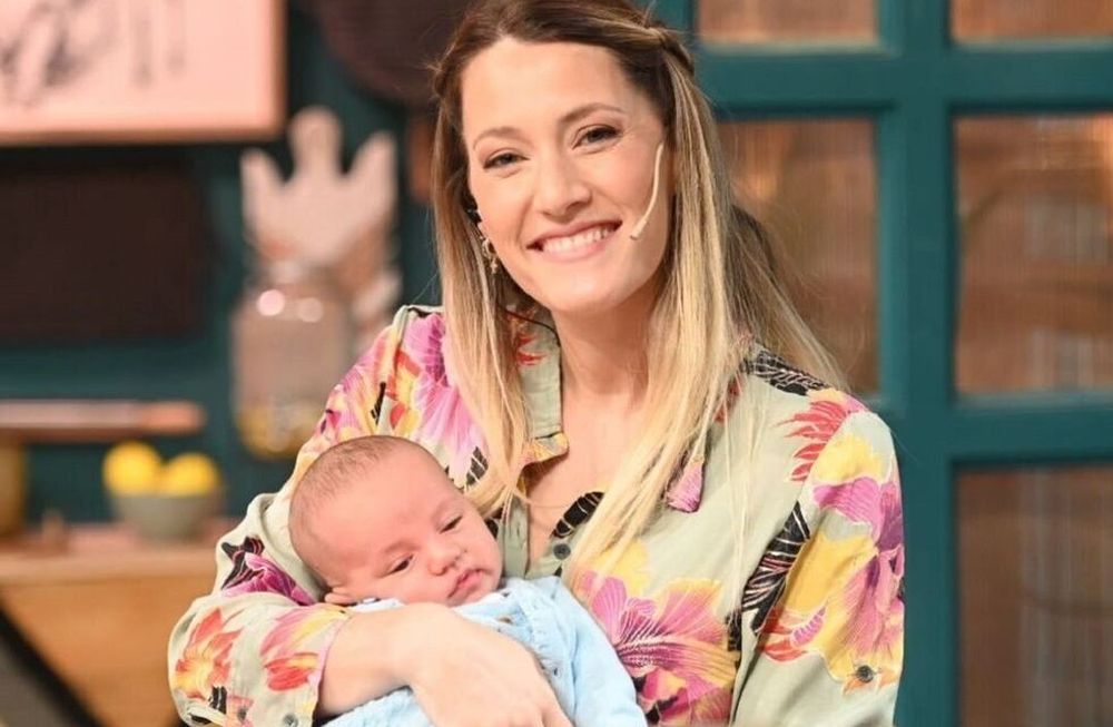 Mica Viciconte y Luca Cubero en Ariel en su salsa. (Instagram Telefe)