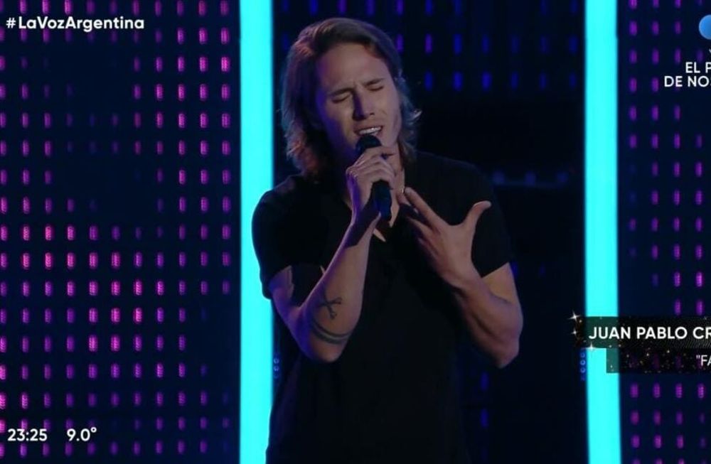Juan Pablo Cruceño, otro puntano que pasó por La Voz Argentina