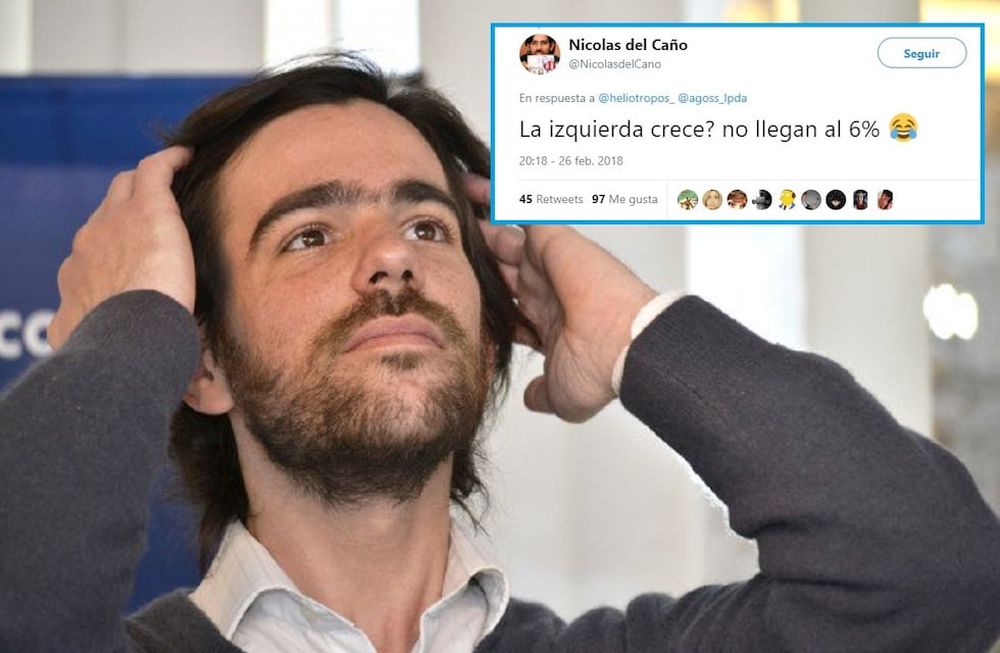 Hackearon a Nicolás del Caño en Twitter y llovieron hilarantes respuestas en las redes