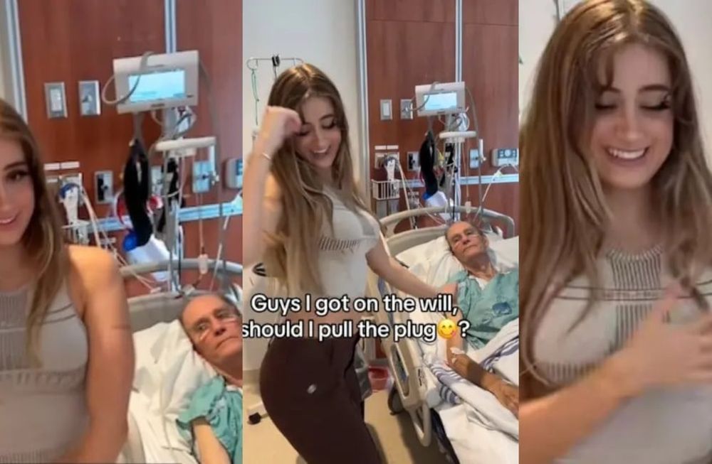 La influencer generó polémica luego de compartir un video mientras su novio está internado en el hospital.