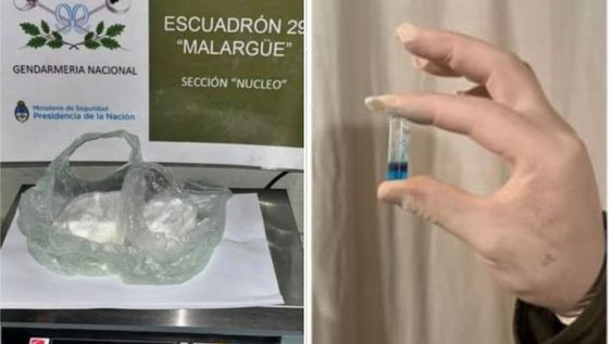 Incautaron cocaína en un ómnibus en el departamento de Malargüe&nbsp;