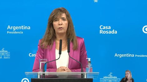 Los Andes | La portavoz de la Presidencia habló en conferencia de prensa este viernes.