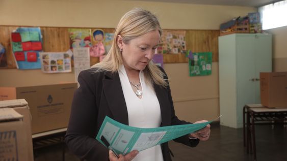 La vicegobernadora Hebe Casado calentó la campaña por las elecciones en San Rafael. Foto: archivo