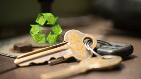 Reciclá llaves viejas