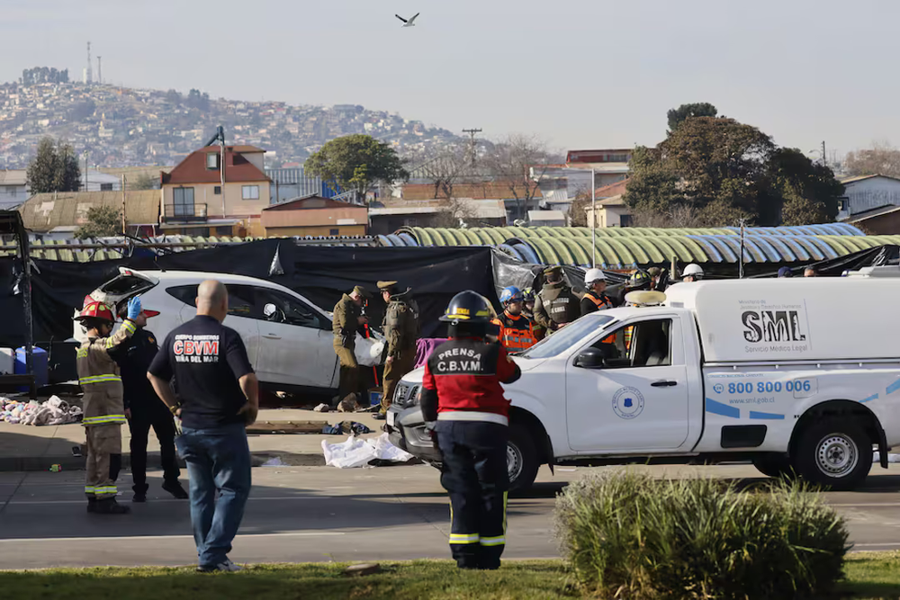 Seis muertos y siete heridos tras un atropello masivo en una feria de Viña del Mar.