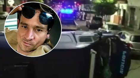 Volcó el móvil policial que iba a hacer pericias a la casa de Chano Charpentier