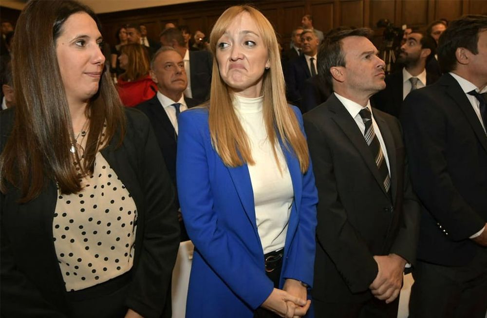 La senadora nacional Anabel Fernández Sagasti se pone al frente del encuentro Peronismo futuro. Foto: Orlando Pelichotti / Los Andes