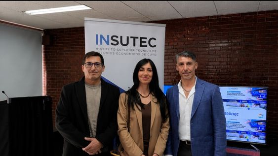 Referentes del INSUTEC: Pablo Aceña, Marita Ahumada y Marcelo Vera.
