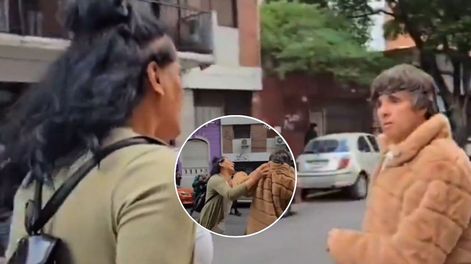 Así agredieron al periodista mendocino Roberto Funes Ugarte Robertito en la marcha por el triple crimen.