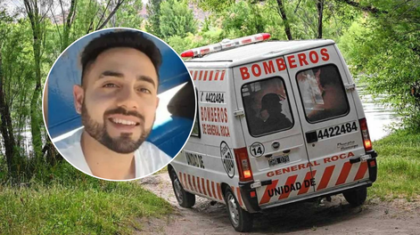 Buscan a un joven mendocino desaparecido en Río Negro: encontraron su mochila al borde de un río.