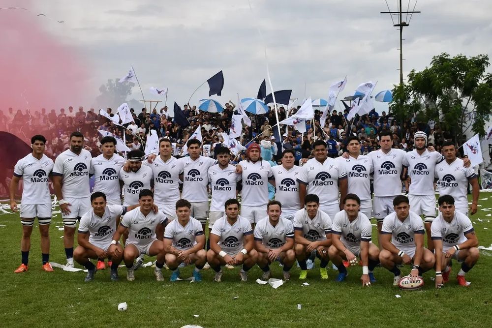 Rugby. Última formación de Mendoza RC que terminó jugando en la temporada anterior.