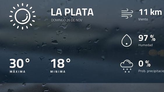 Pronóstico regional: ¿cómo estará el tiempo en La Plata?