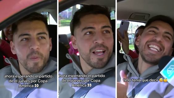 Un joven mendocino fue entrevistado por la TV chilena, les dijo que quería que clasificara la roja en la Copa América y no se aguantó la risa. TikTok