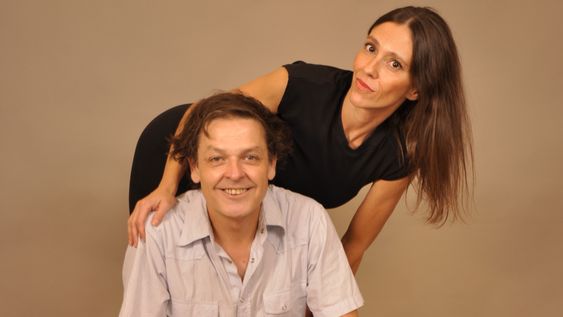 Verónica Jorge y Pablo Díaz, actores de Ego. Un virus mutante