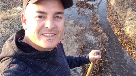 Trabajador de una finca en Tunuyán.