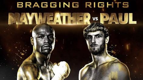 Floyd Mayweather vs. Logan Paul, pelearán en un combate de exhibición el próximo mes de diciembre. / Gentileza.