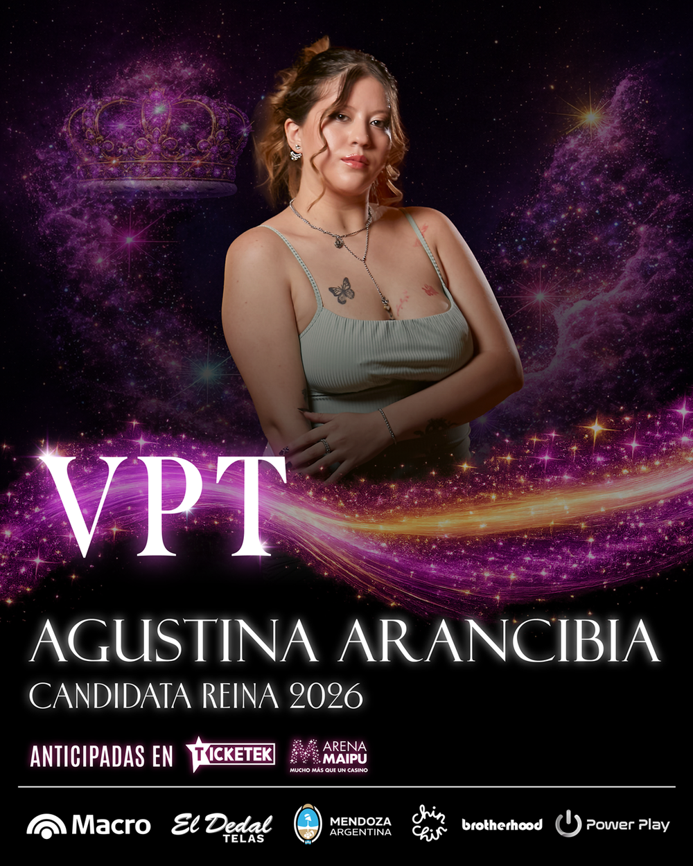 Las candidatas para categoría Reina. 