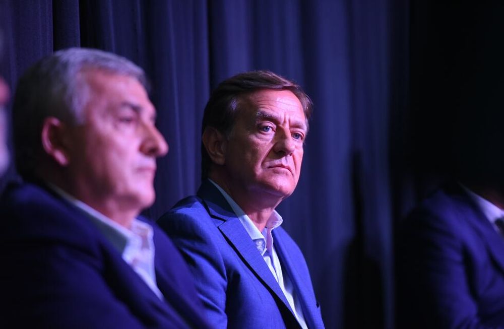 El Gobernador le reclamó a la Nación mayor competitividad para la vitivinicultura, en el marco del Desayuno de la Coviar (José Gutiérrez / Los Andes)