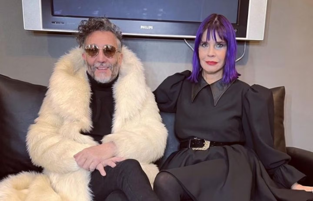 Fabiana Cantilo junto a Fito Páez