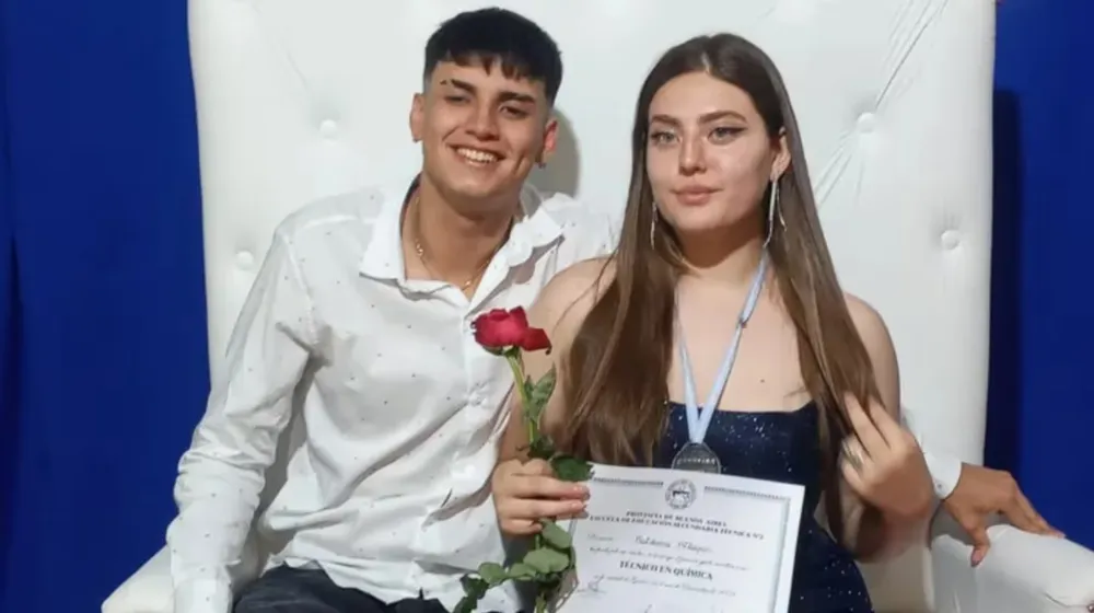 Milagros y Tomás Maidana, los hermanos que murieron en el incendio en Pilar. 