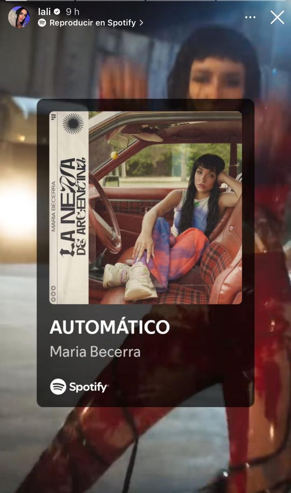 Tras las críticas del presidente Javier Milei a María Becerra, Lali Espósito compartió una canción de la artista en sus redes sociales.