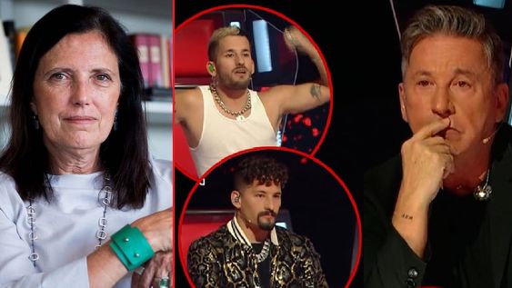 Claudia Piñeiro explotó contra los Montaner en La Voz Argentina