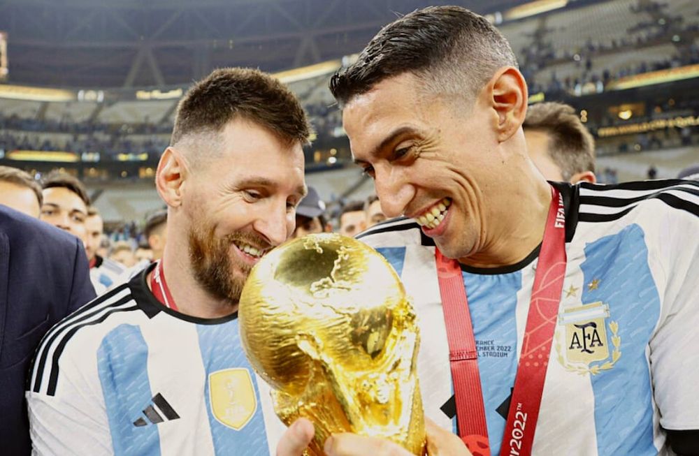 Ángel Di María iba a dejar de jugar en la Selección, pero habrá más funciones para disfrutar. Messi también seguirá. / @Argentina