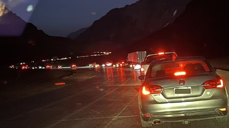 Los Andes | Se esperan demoras de hasta 8 horas en el Paso Los Libertadores. (Gentileza)