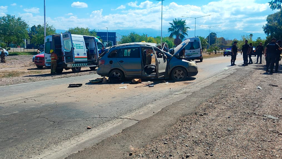 Vuelco en Guaymallén: una mujer perdió la vida a la altura del Puente de Hierro.