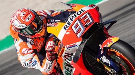 Márquez ganó en Assen en una peleada carrera
