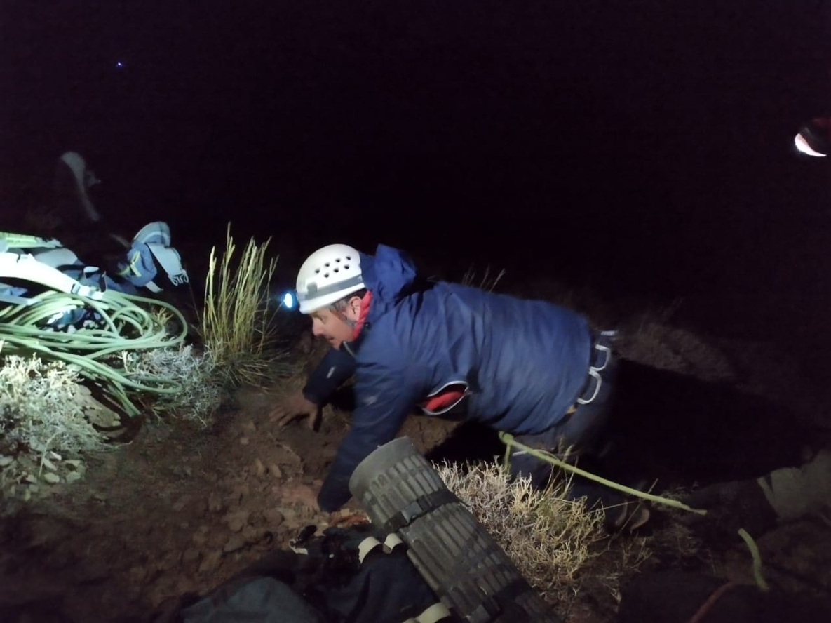 Video: así rescataron a los andinistas que habían quedado atrapado en un barranco del Aconcagua