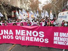 Marcha Ni Una Menos en Mendoza (Foto archivo Los Andes)