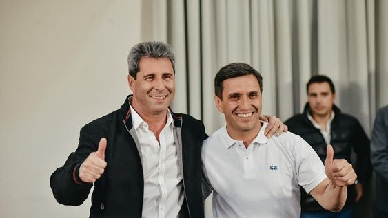 Sergio Uñac y Cristian Andino.