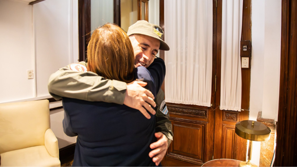 Patricia Bullrich se reunió con Nahuel Gallo: La emoción de tenerte de nuevo en casa