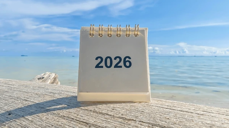 Enero la página en blanco del año