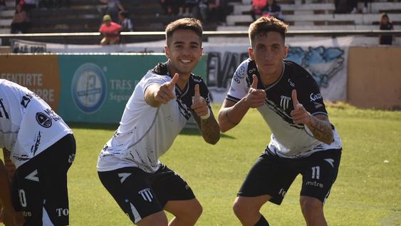 Tadeo Marchiori abrió la cuenta para el Lobo ante San Telmo. / Gentileza.