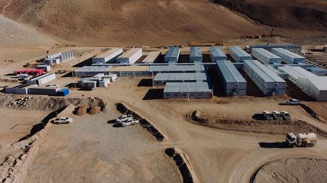 El campamento del proyecto Josemaría.