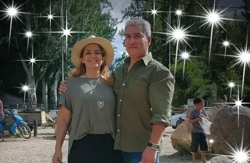 Sonia Garberoglio Larraín junto a su pareja, Juan Carlos Romero, quien fue detenido luego del crimen.