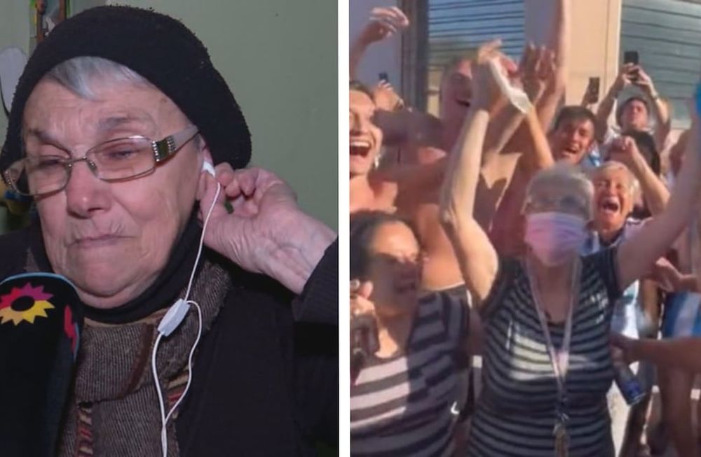 La abuela la la la sufrió un violento asalto. (Captura)