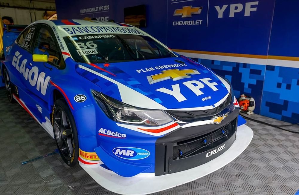 El Equipo Chevrolet YPF de Súper TC2000 giró en el autódromo de Rafaela