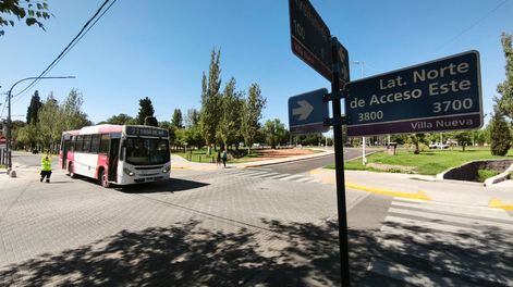 Cambio de sentido en las laterales del Acceso Este